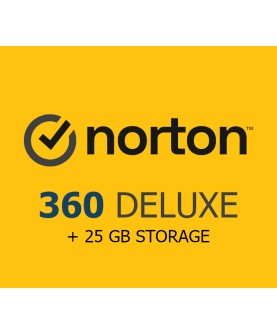 Norton 360 Deluxe 2024 1 Jahr / 3 Geräte + 25 GB Cloud Storage Key EUROPE